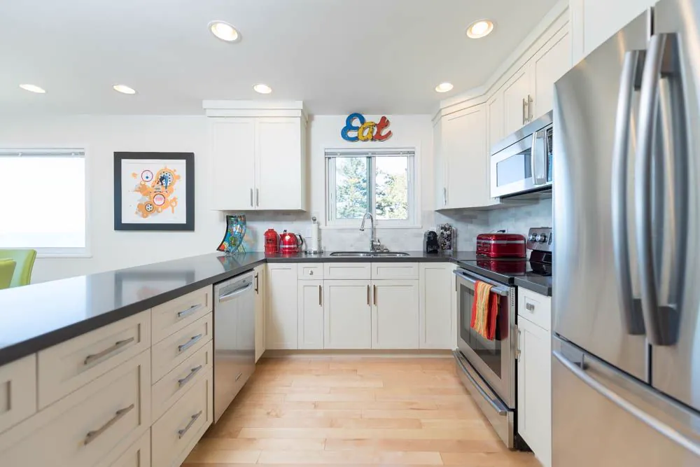 White Rock whole-home renovation — kitchen before, White Rock BC