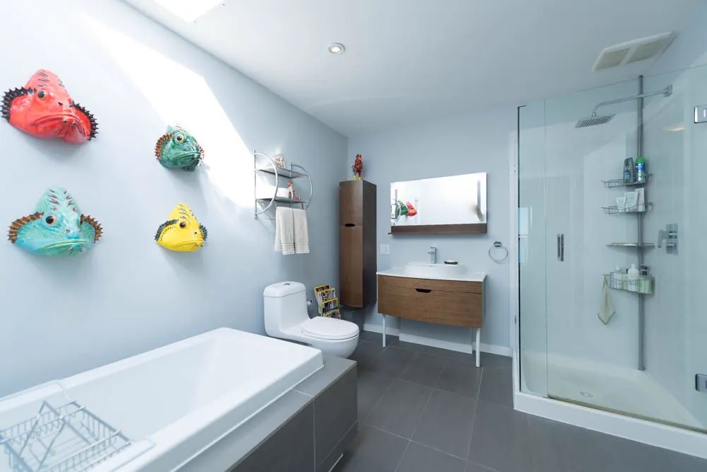 White Rock whole-home renovation — ensuite before, White Rock BC