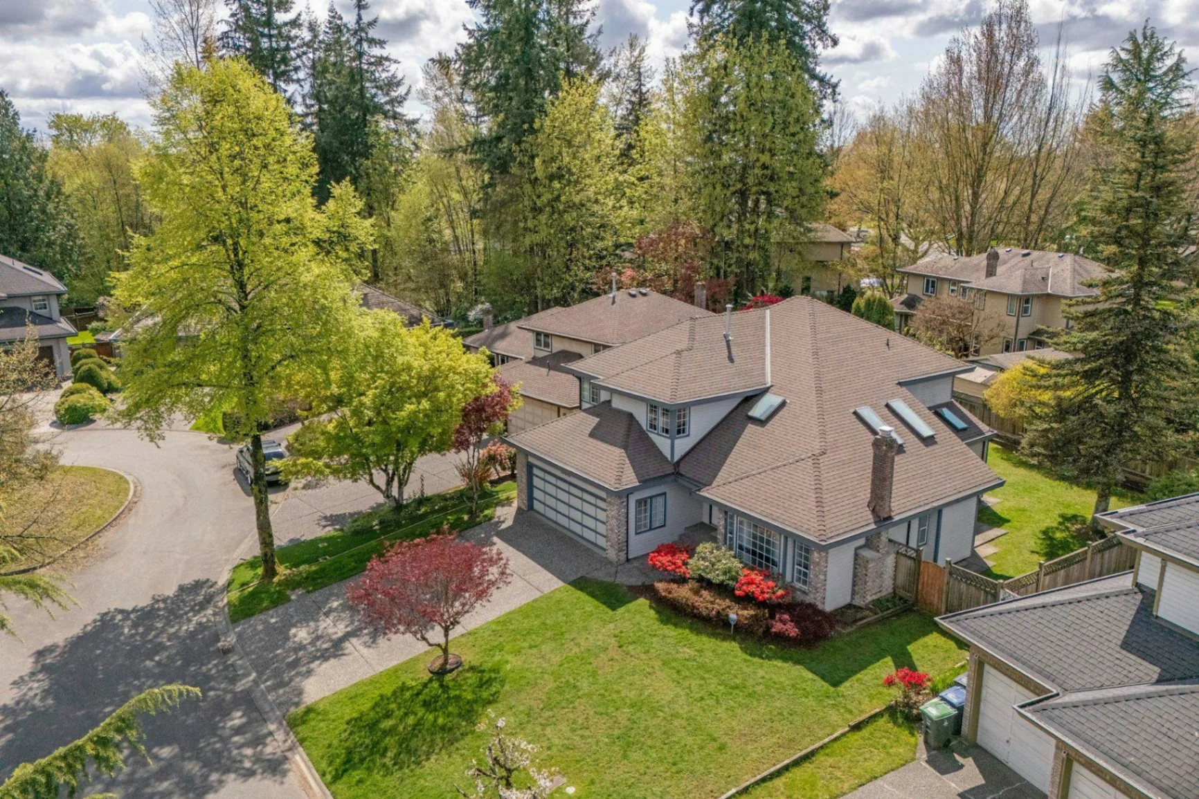 Fleetwood Residence — aerial view of existing house and site