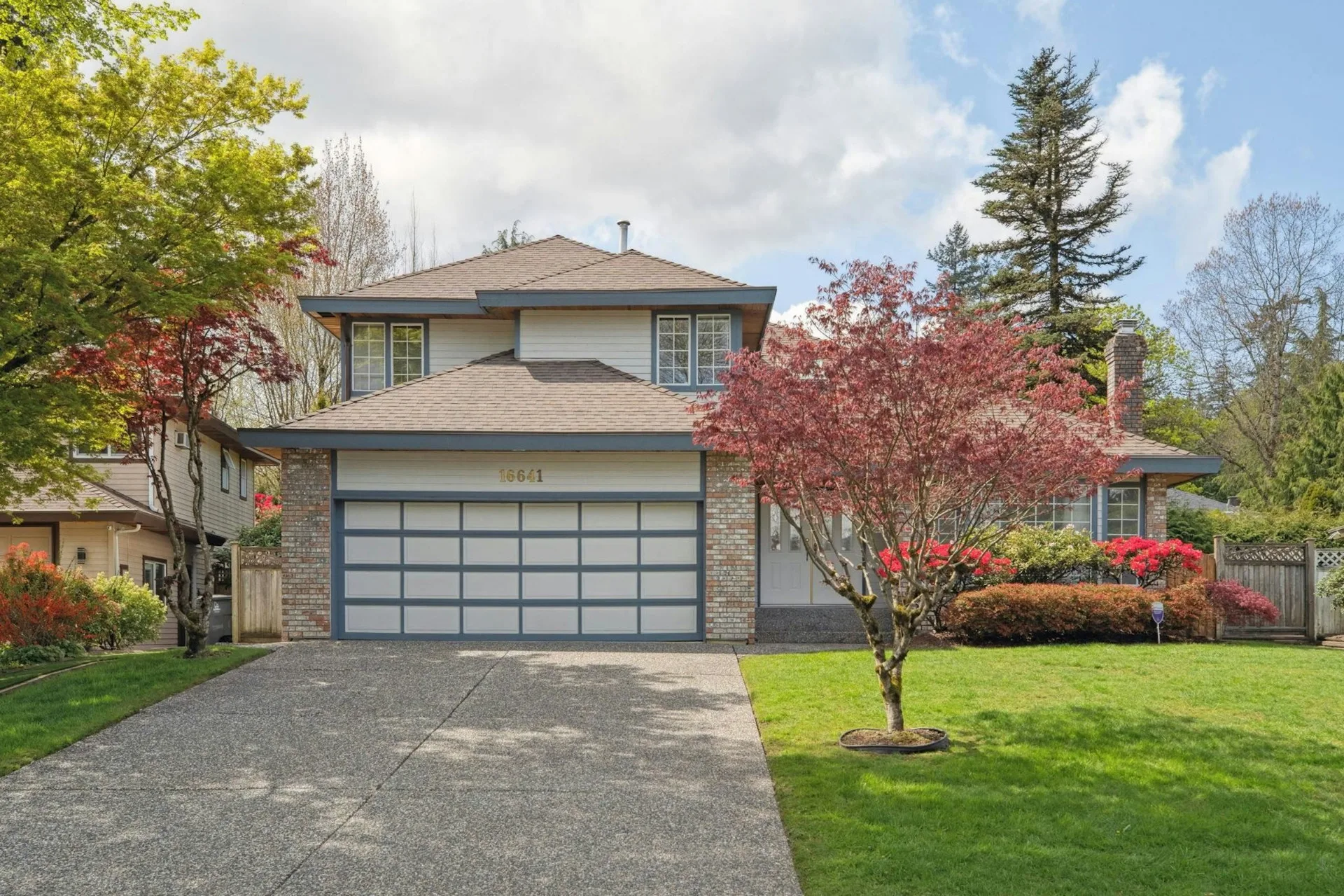 Fleetwood Residence — existing front elevation before renovation
